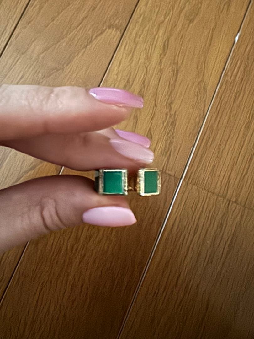 sea☻  R.ALAGAN TILE RING グリーンオニキス