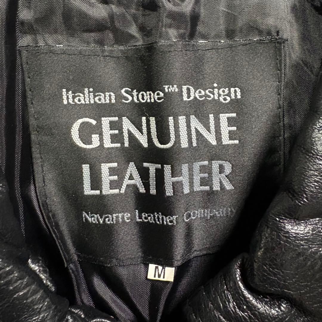 vintage A-2 レザージャケット 本革オールレザー パッチワーク 黒 M