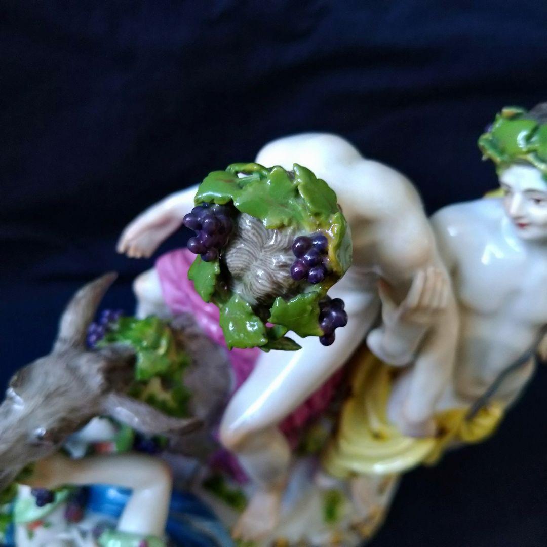 ✤1924年以前マイセン（Meissen）『ロバに乗るシレナス』 - メルカリ