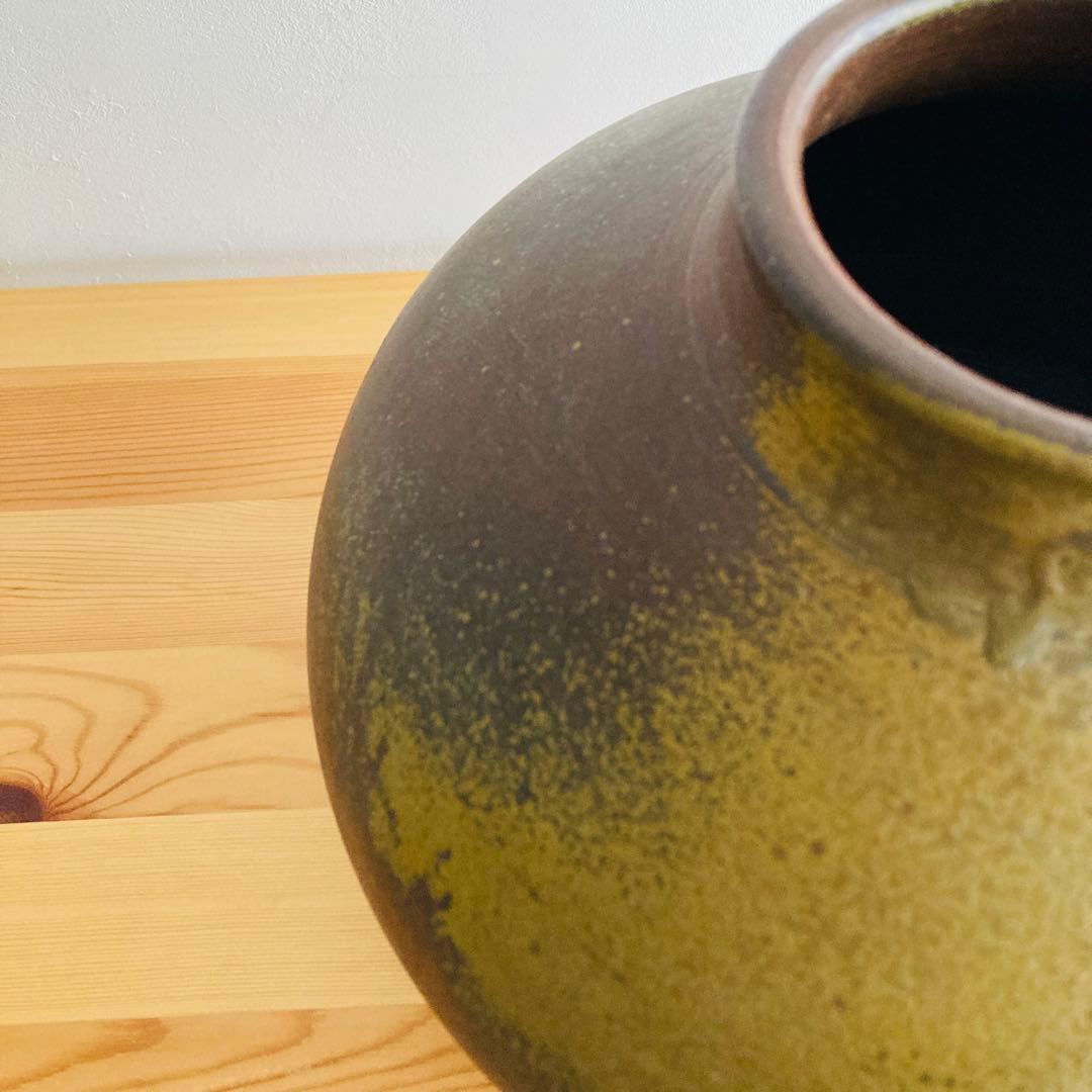 新品】丹波焼 立杭焼 大熊窯 大上亨 大上巧 壺 花瓶