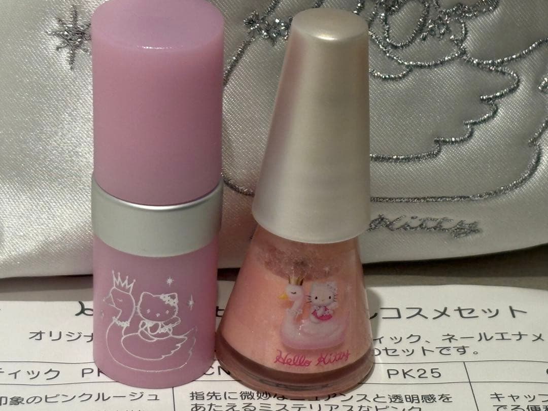 25周年記念 キティ スワン バッグ & Sanrio x資生堂 コスメセット