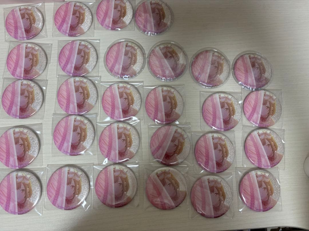 東雲絵名 缶バッジ 6C ディスタンス グリッター グリ缶 プロセカ