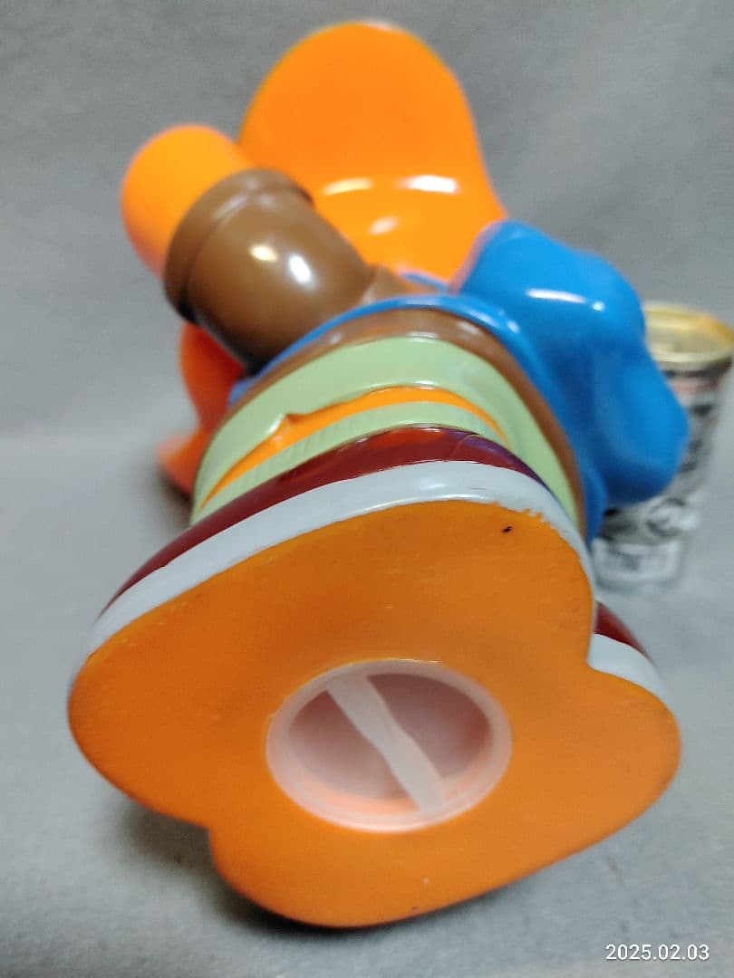 昭和レトロ 佐藤製薬 サトちゃん 探検隊カウンター用 ソフビ貯金箱