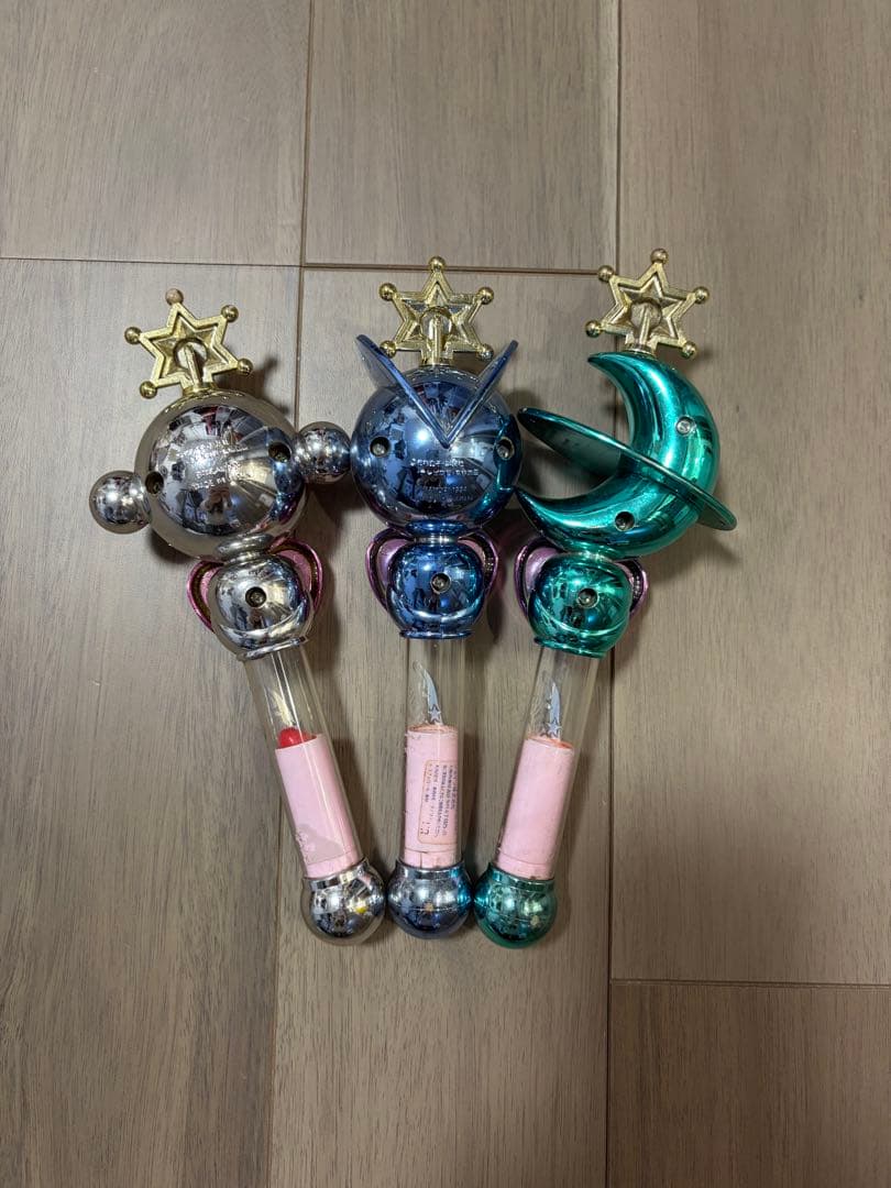 即購入可 ⭐︎ セーラームーン　S 変身リップロッド　3本　当時物