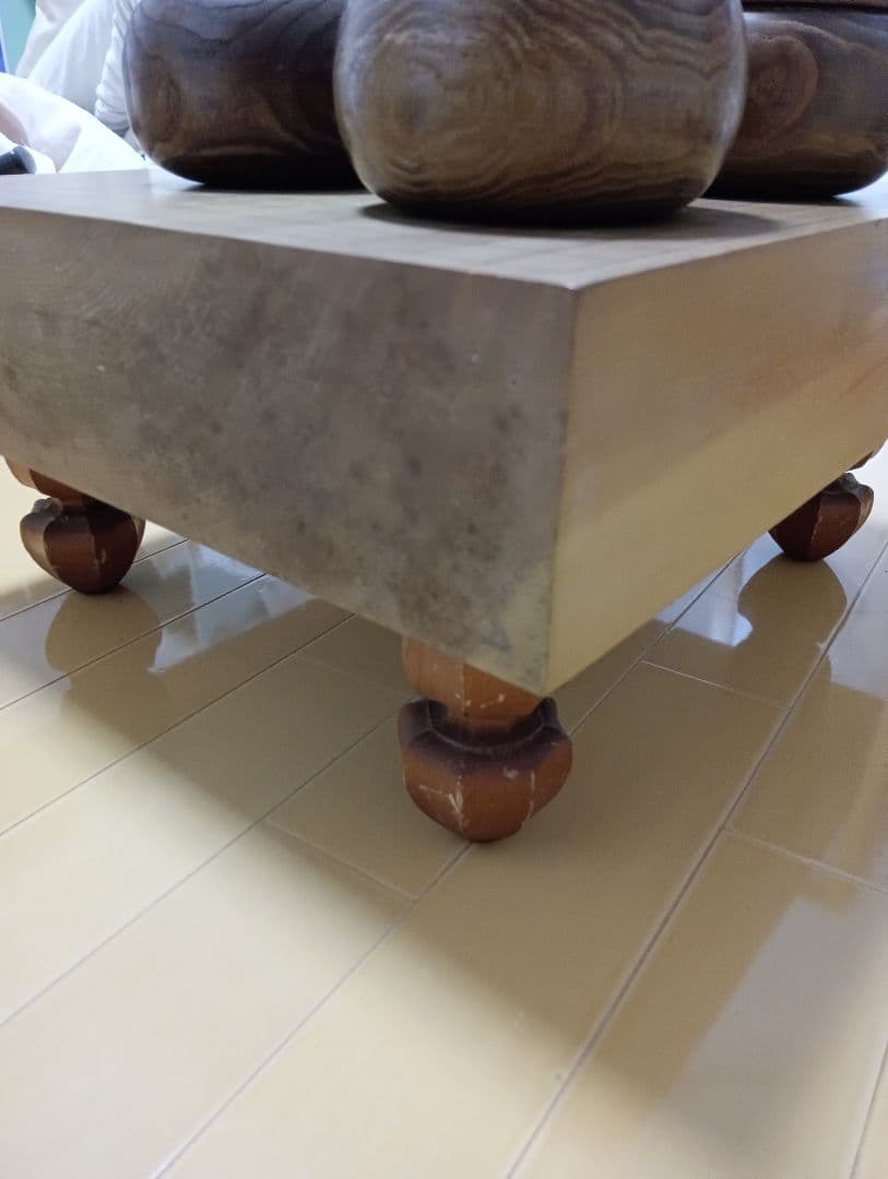 囲碁 木製碁石セット 黒白碁石付き