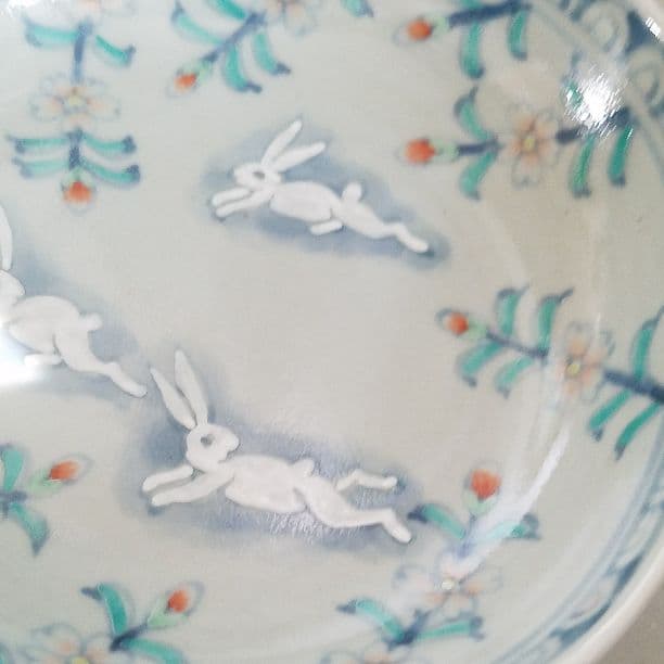 佐藤走波 五代佐藤走波 高さ約36.5cm染錦唐子遊