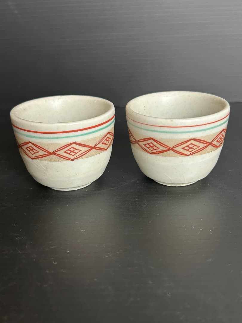 酒器 (徳利・猪口2) 人間国宝 三代徳田八十吉 (正彦銘) 作