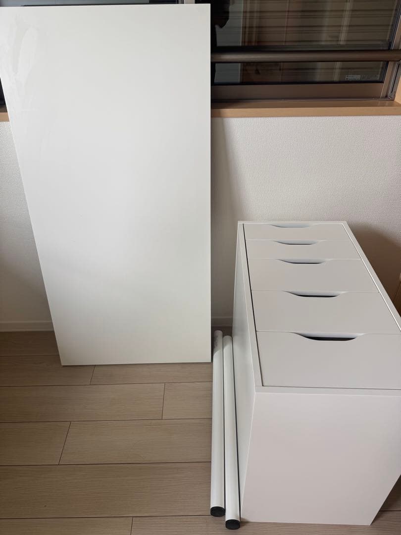 IKEA PCデスク　LAGKAPTEN ラグカプテン / ALEX アレクス