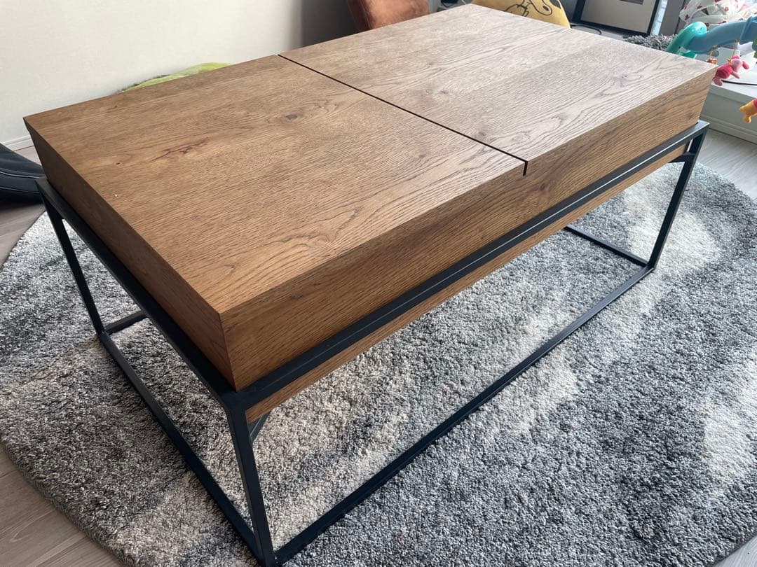 【美品】CRASHGATE　クラッシュゲート　ロージー リビングテーブル オーク