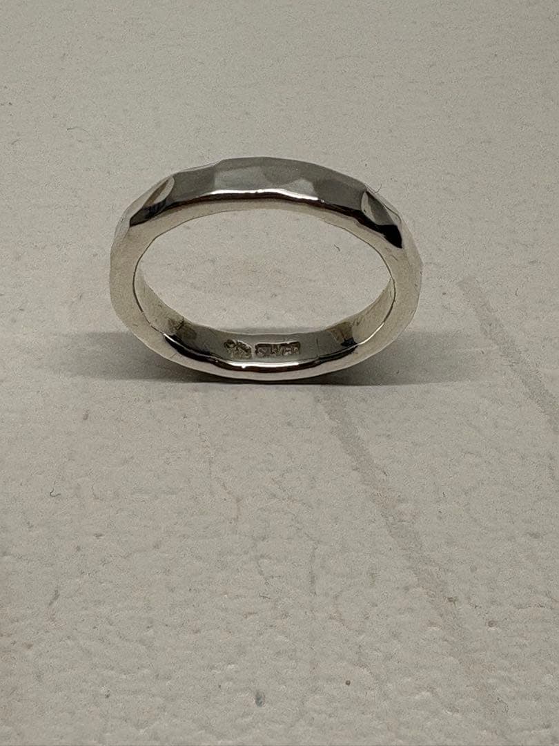 シルバーリング 市松 三連 市松 シルバー リング 三連リング21号 市松