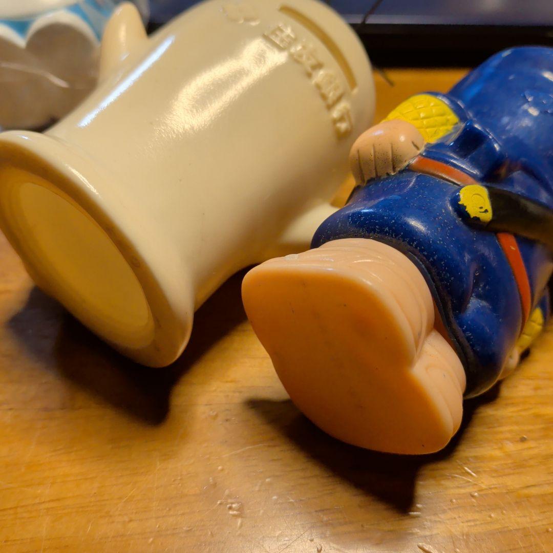 ソフビドラえもん、パーマン、ドラえもん他4体キャラクター貯金箱