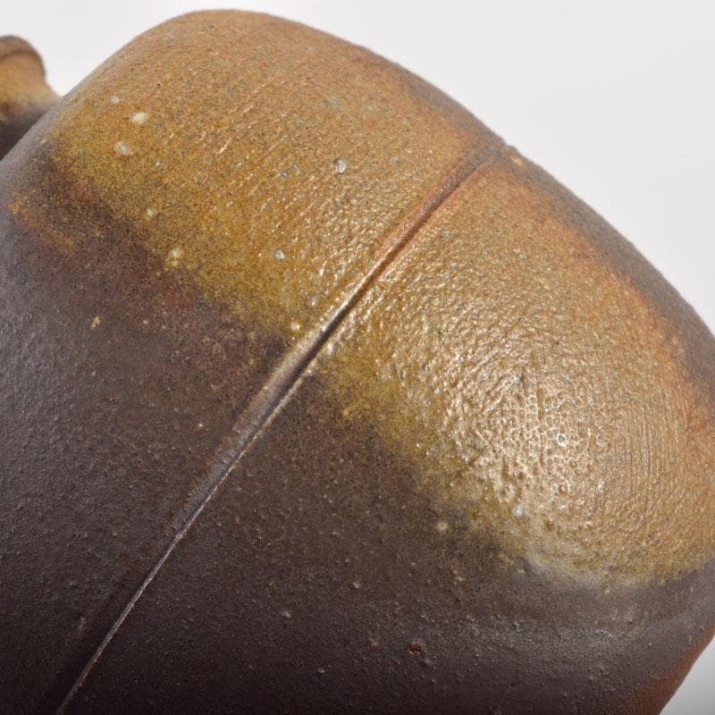 茶道具 備前焼 猪俣政昭作 茶入 仕覆付 共箱 V 6523 - メルカリ