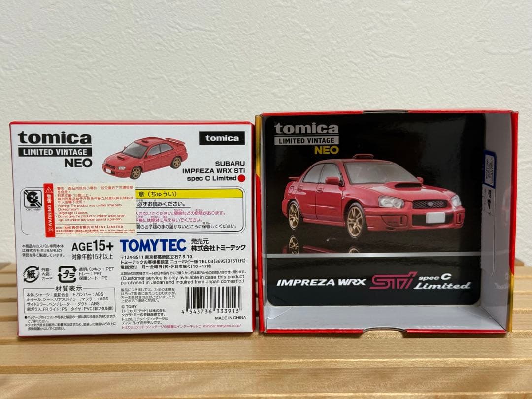 ミニカー TOMYTEC 1/64 IMPREZA WRX STI spec C
