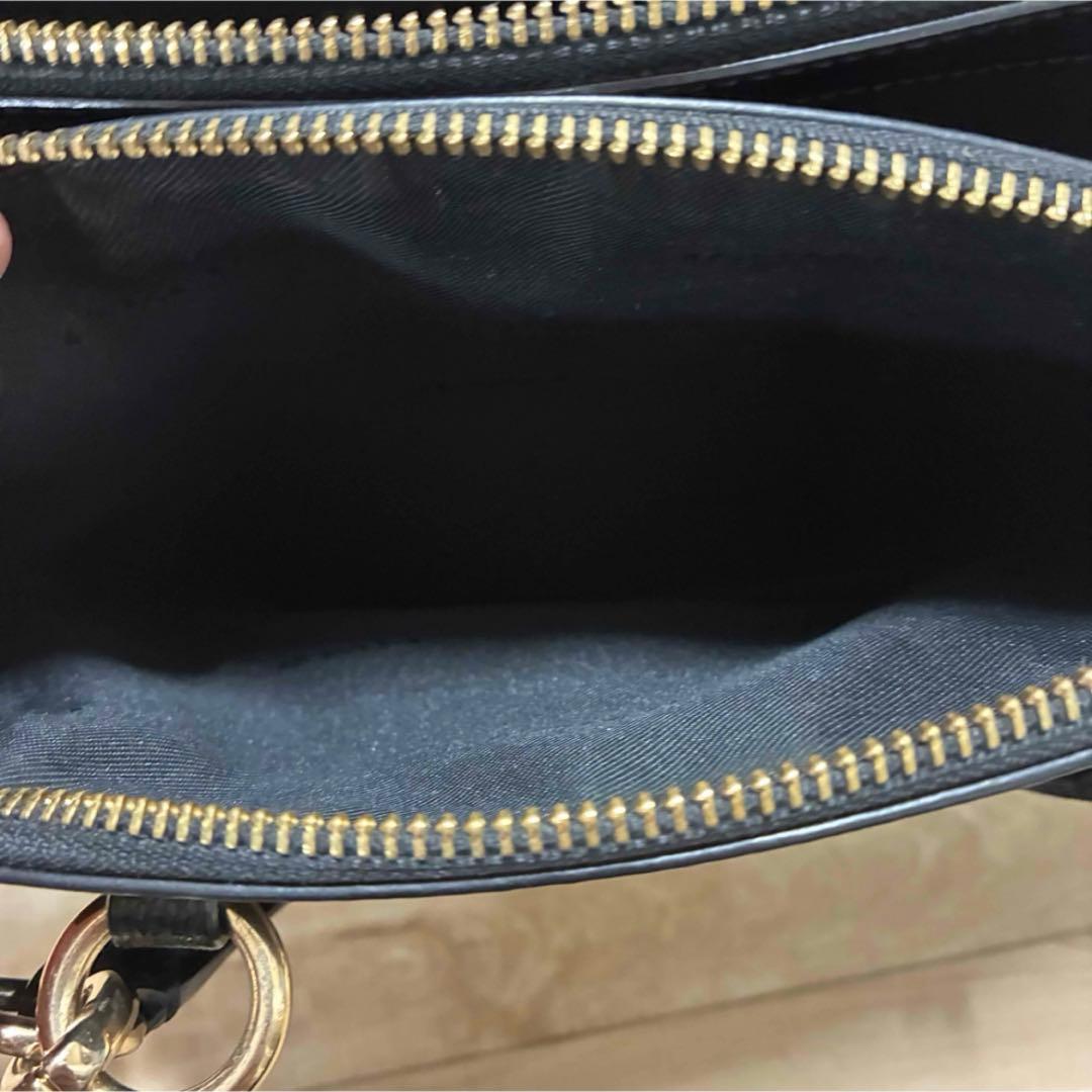 COACH（コーチ）2WAYハンドバッグ ショルダーバッグ 斜掛け レザー 黒