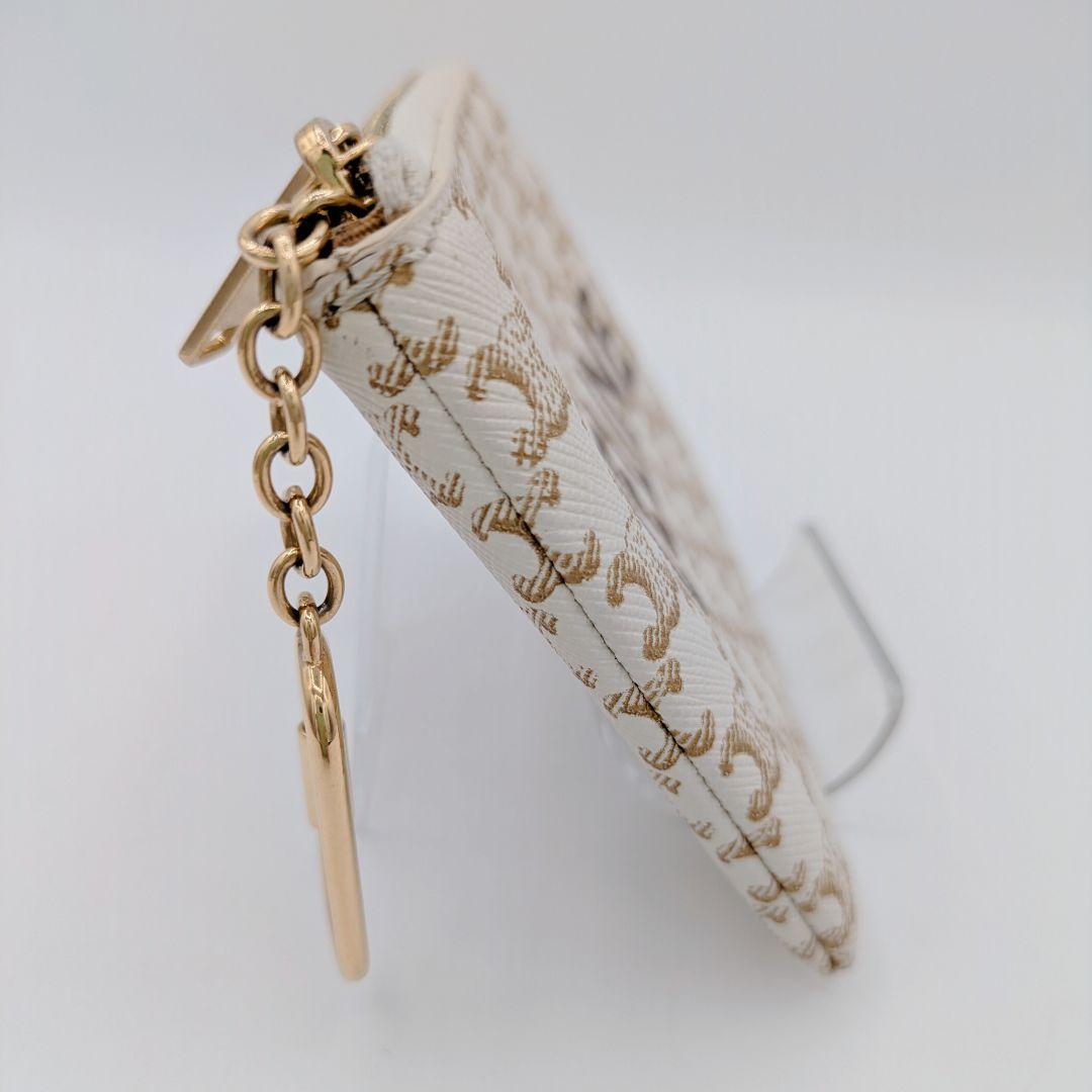 CELINE セリーヌ トリオンフ PVC ケース 白 ホワイト