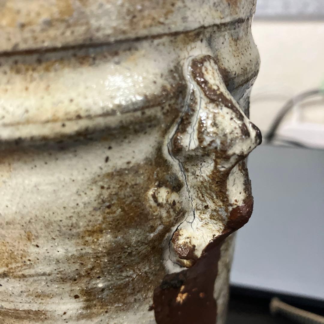 唐津焼　花入(花瓶) 小次郎窯　小十窯