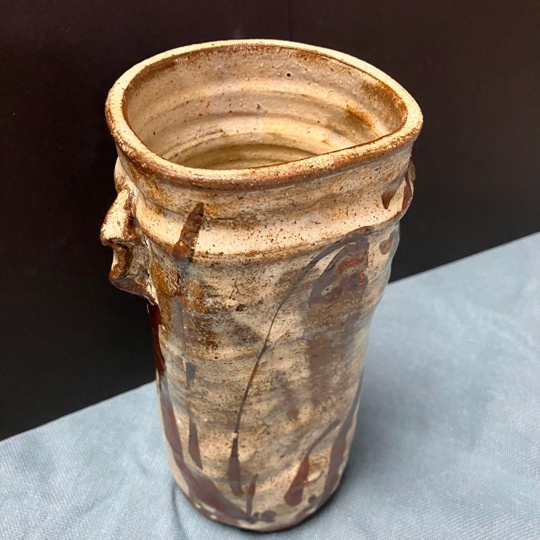 唐津焼　花入(花瓶) 小次郎窯　小十窯