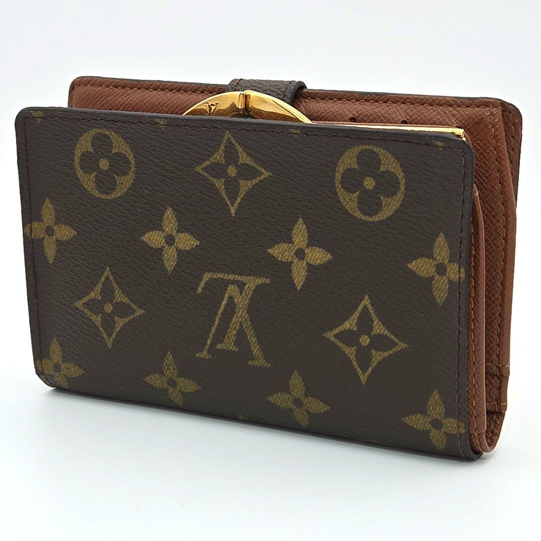 ルイヴィトン モノグラム ポルトモネビエ ヴィエノワ がま口 二つ折り