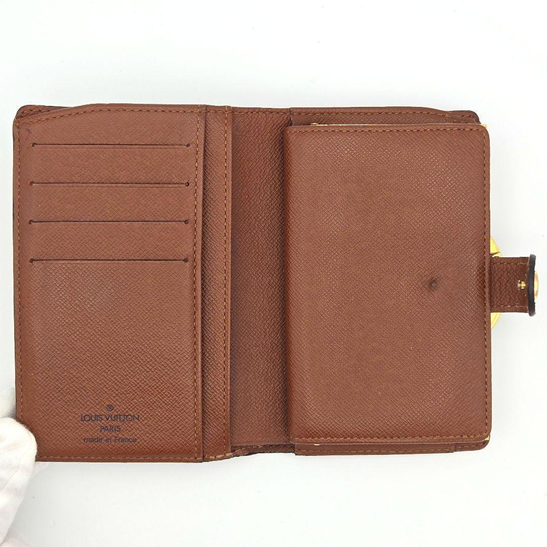 ルイヴィトン モノグラム ポルトモネビエ ヴィエノワ がま口 二つ折り