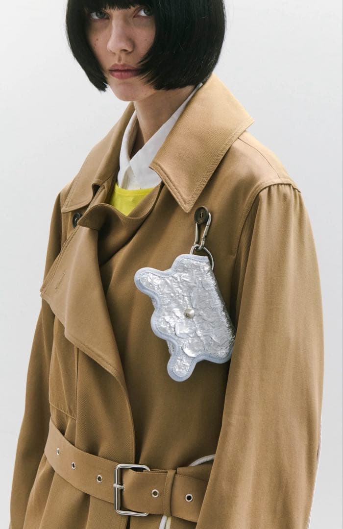 norienomoto ノリエノモト wave purse シルバー