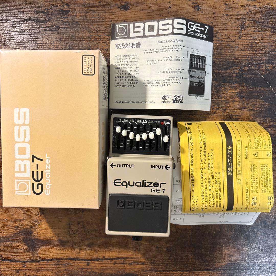 BOSS GE-7 台湾製 イコライザー BOSS (ボス) イコライザー ツマミ欠品 GE-7 台湾製｜トレファクONLINE