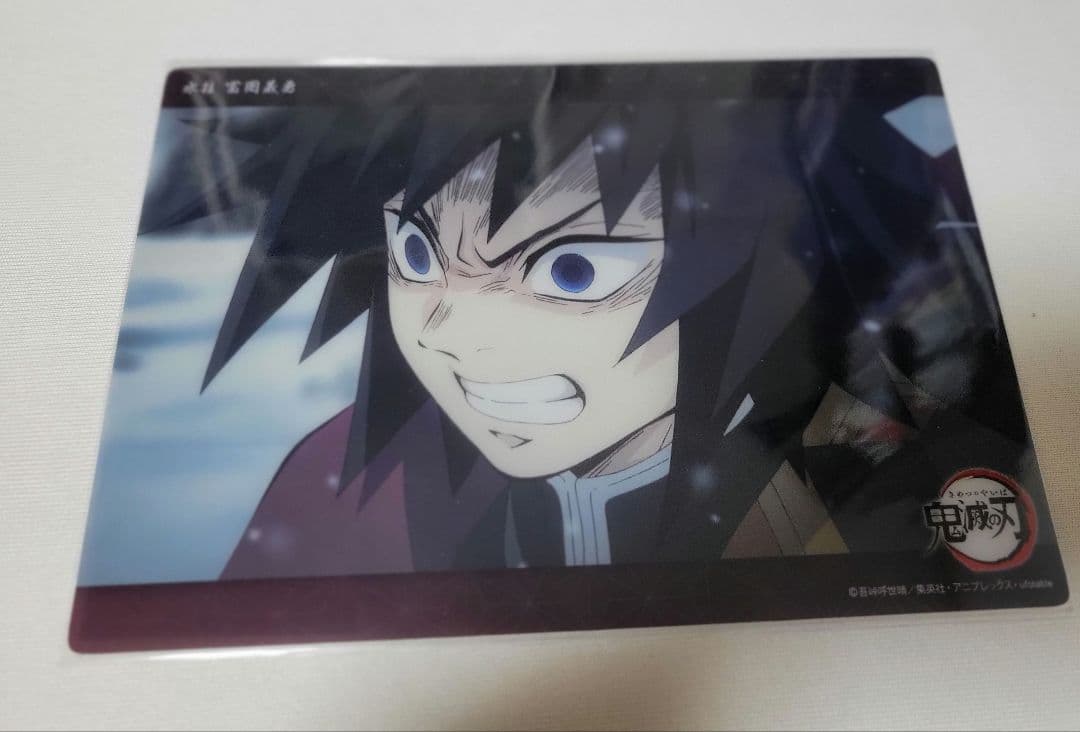 鬼滅の刃　冨岡義勇 WEBSHOPくじ　ビッグクリアカード 　義勇　セット　9枚