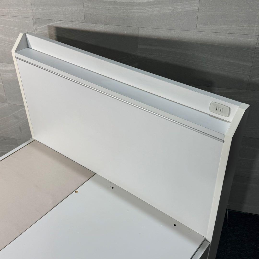 ニトリ シングル ベッドフレーム ジオチェスト 収納 格安 d3847