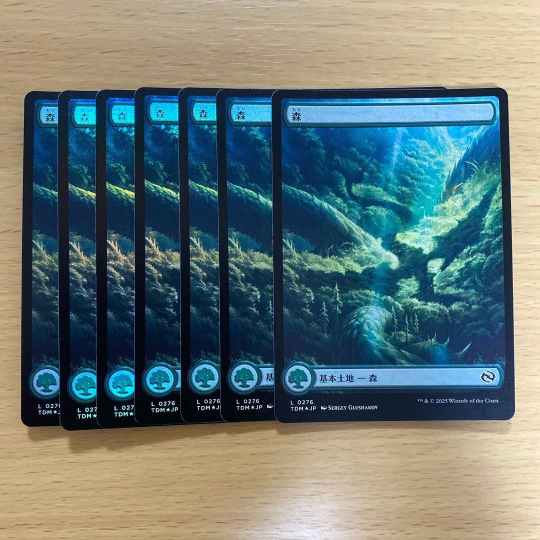 mtg タルキール龍嵐録基本土地foil セット