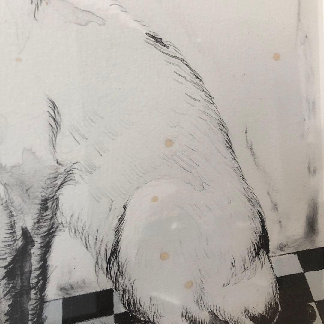 小澤清人 おざわきよんど ビー玉と猫 版画（9/100） 54×40㎝ - メルカリ