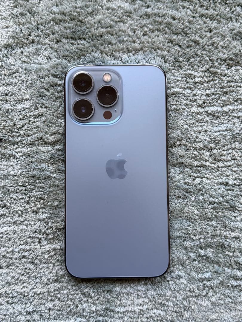 iPhone 13 pro 256GB シエラブルー 箱無し 画面割れあり