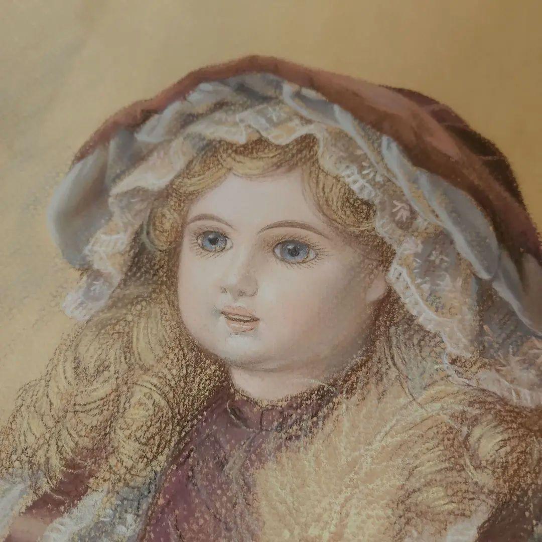 徳田　宏行　パステル画　ビスクドール　フランス