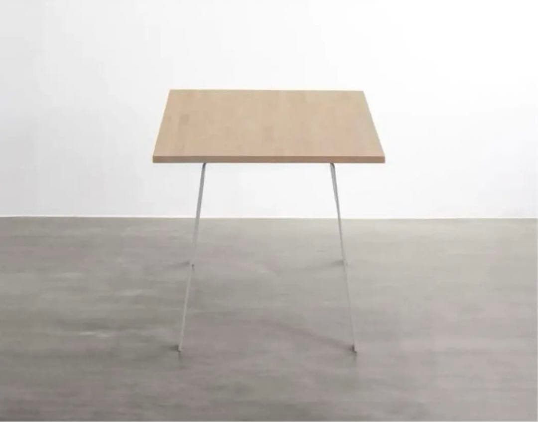 KANADEMONO 2way アイアンプレート サイドテーブル ホワイト