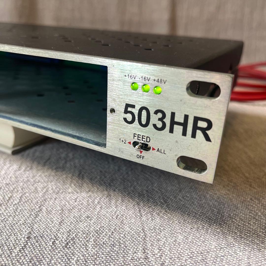 A Designs 503HR 1U 3スロットシャーシ 外部PSU + おまけ