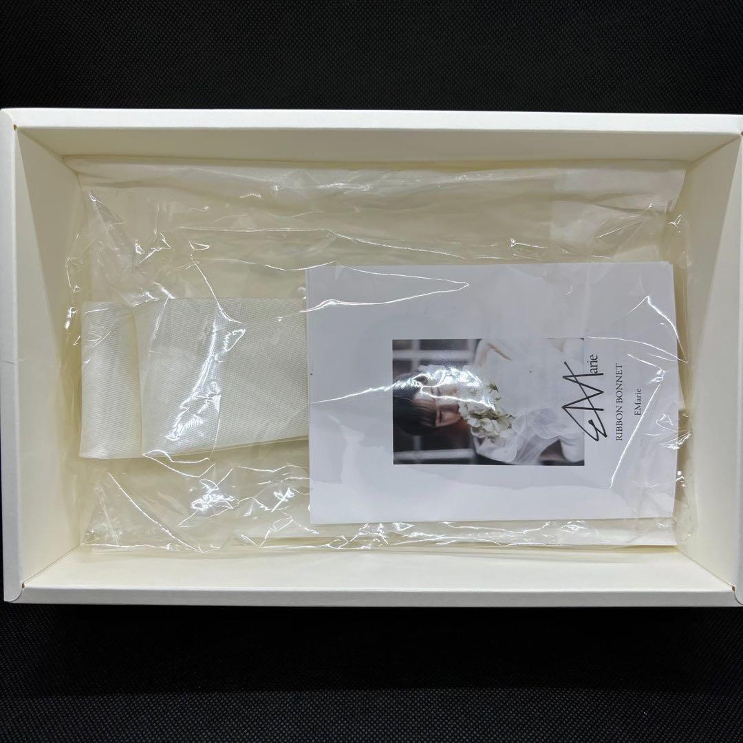 EMarise エマリーエ正規品 リボンボンネ（M）