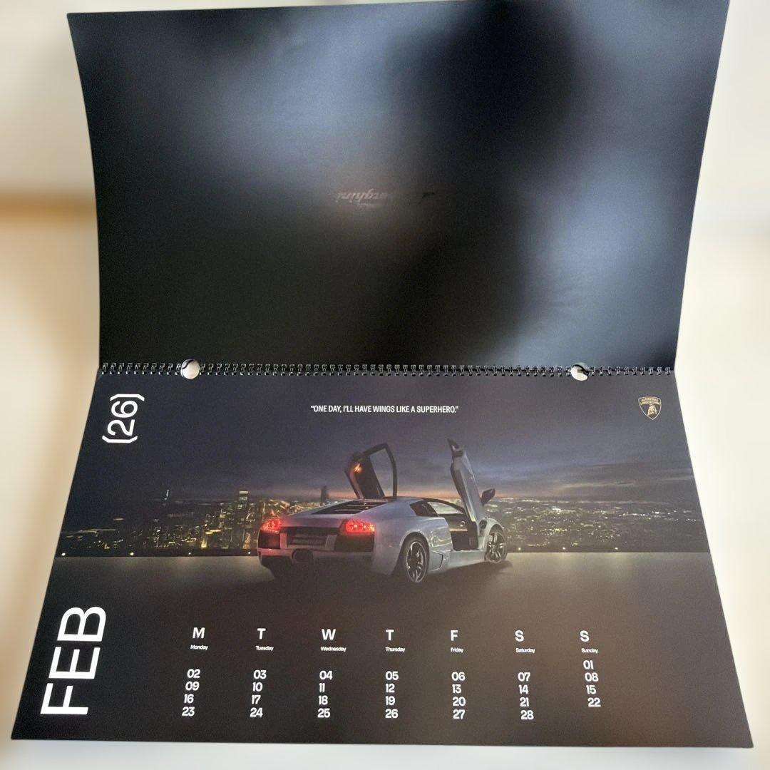 非売品】2026年/ランボルギーニ/壁掛けカレンダー/大型