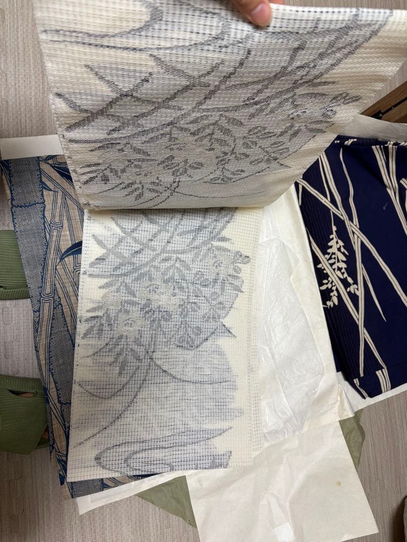 夏帯と浴衣2着セット