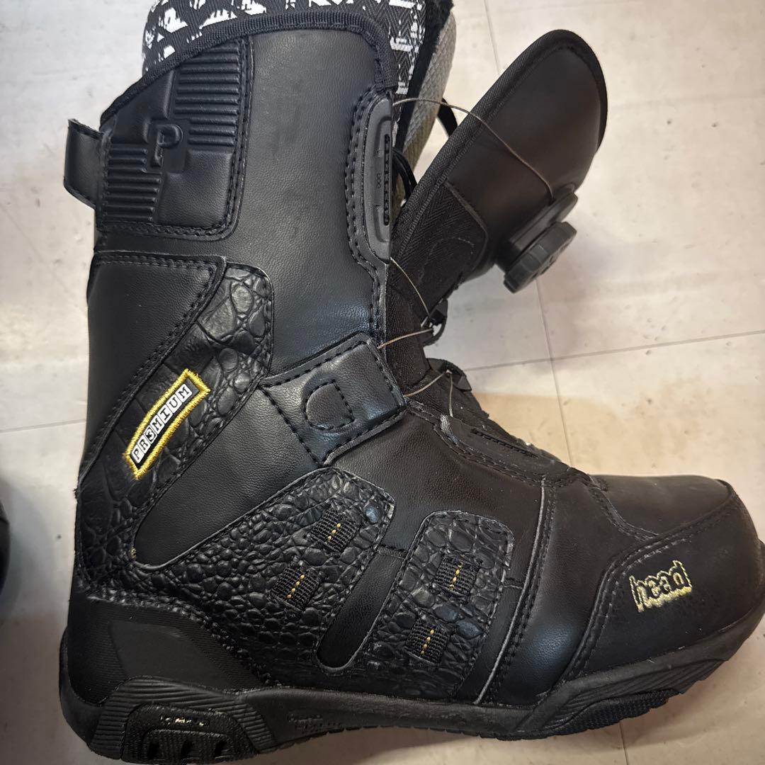 head ヘッド プレミアム BOAダイヤル式スノーボードブーツ 25.5cm