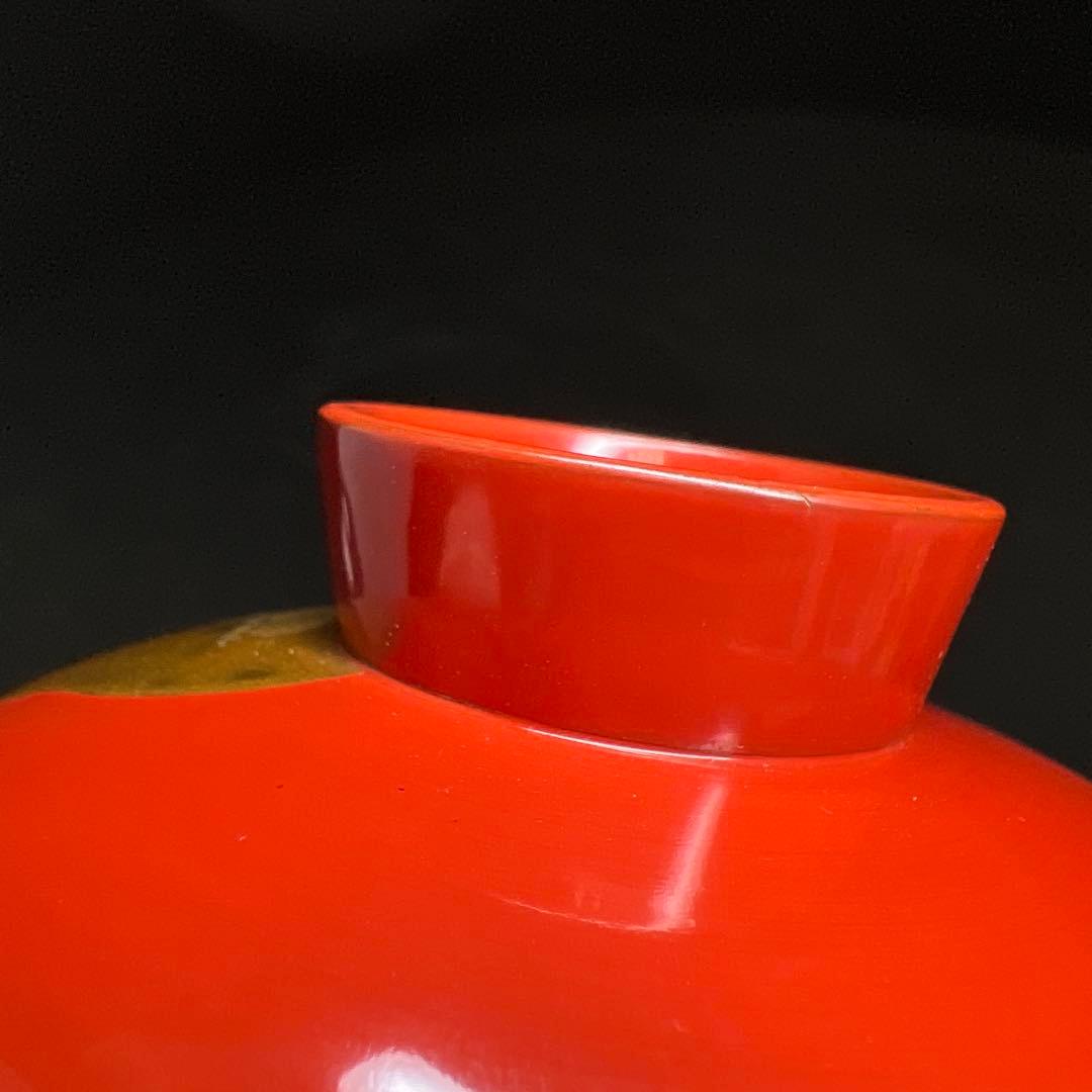 上手　盛蒔絵盃一対　木箱付　直径9.8㎝　東Y7-1125☆2F