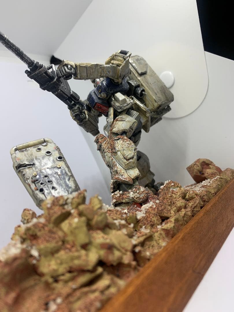 HGUC陸戦型ガンダム　ジオラマ