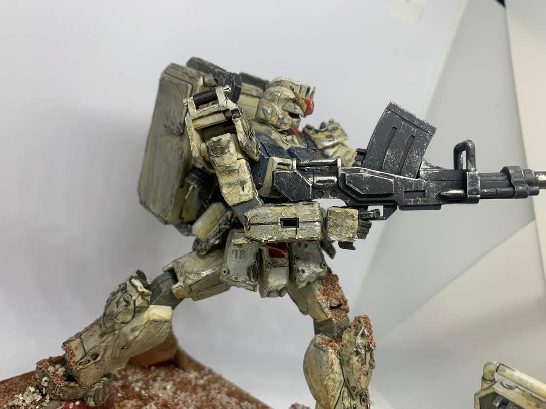 HGUC陸戦型ガンダム　ジオラマ