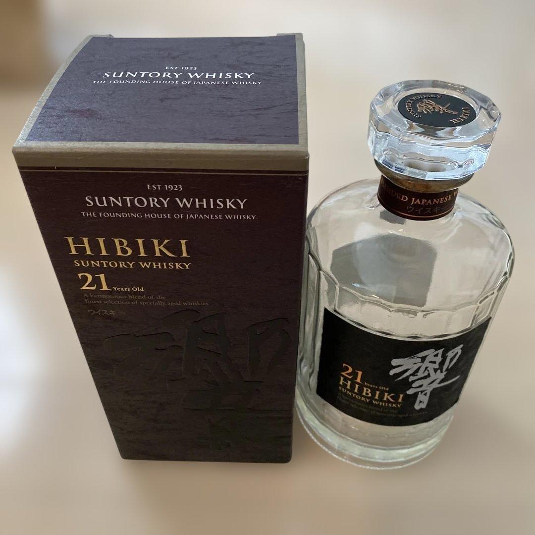 響　21年 空瓶 響21空瓶空箱 響21年ウイスキー 空瓶 箱付き 美品 響21年 空瓶 箱