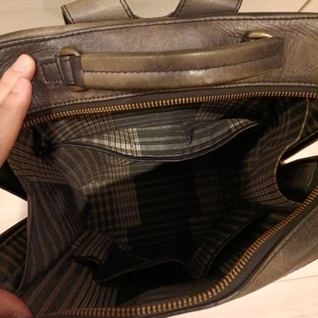 マザーハウス　 レザー ビジネスバッグ