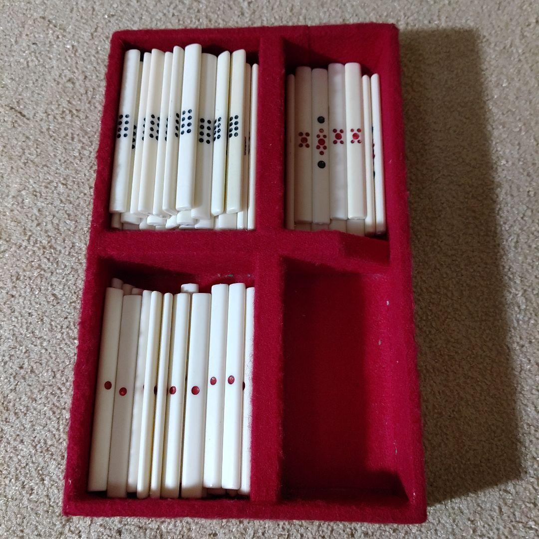 ミズノ丸一 金星 麻雀牌 背緑 三枚羽一索 貴重 麻雀牌