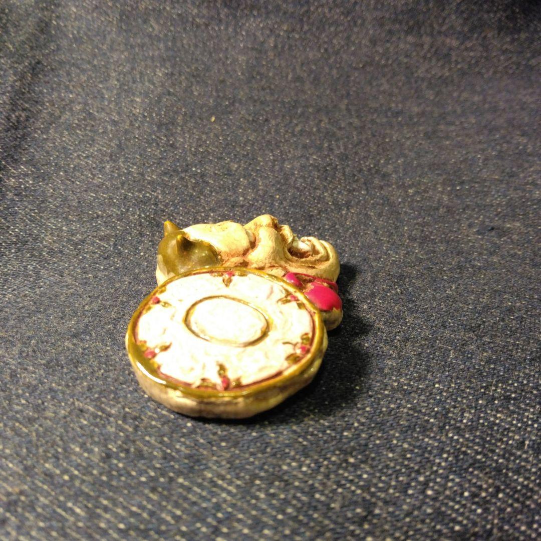 好川 恒方 水月焼 帯留め 鬼 骨董 着物 般若 魔除け