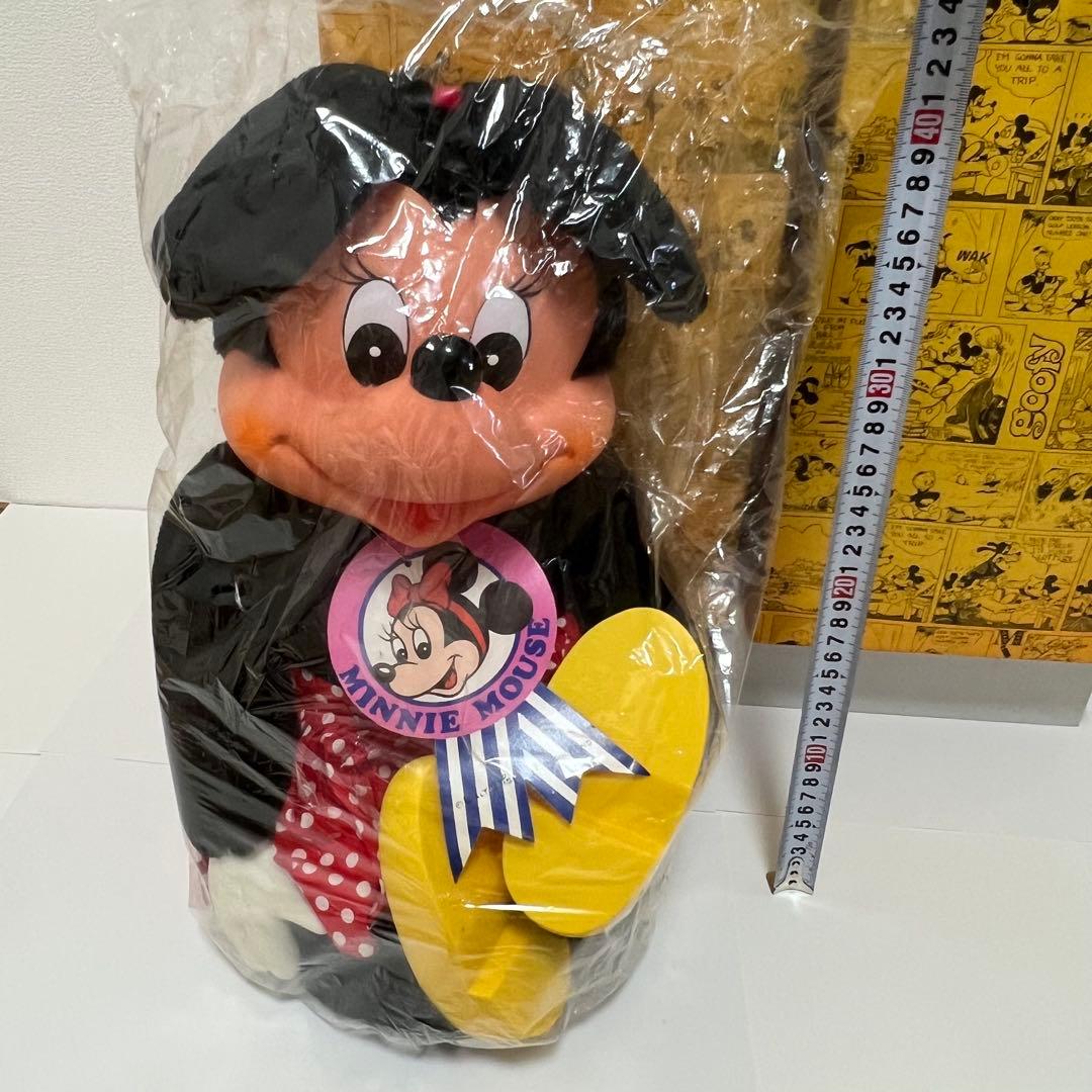 ミッキーマウス　ミニーマウス　ヤングエポック　ぬいぐるみ人形　レトロ　レア希少