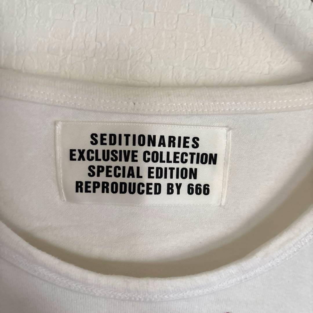 666セディショナリーズ アナーキーマスク ユニオンジャック Tシャツ
