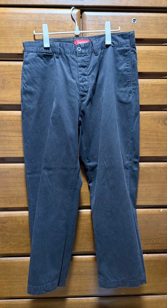 Supreme 23SS Chino Pant \"Black\" 34インチ