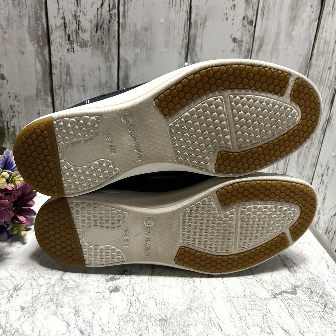 美品✨リーガルウオーカー 新作 モカシューズ デッキシューズ(25.5)ネイビー