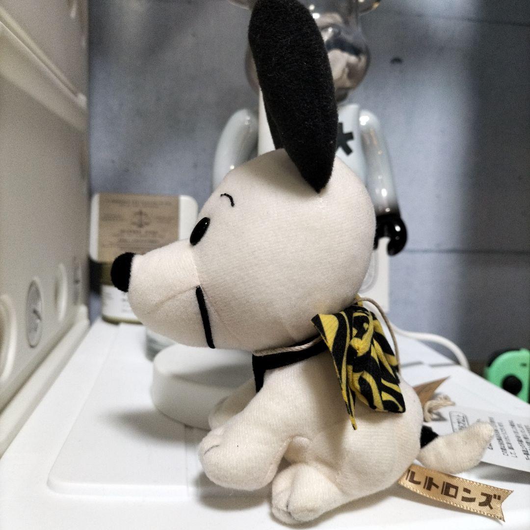 スヌーピーぬいぐるみ　レトロンズ 1950sヴィンテージ　トラ柄リボン 梅田限定