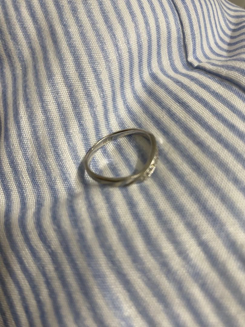 愛*梨様 tsutsumi ダイヤモンド　シルバーリング13号